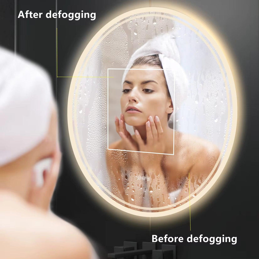 Round Backlight Mirror