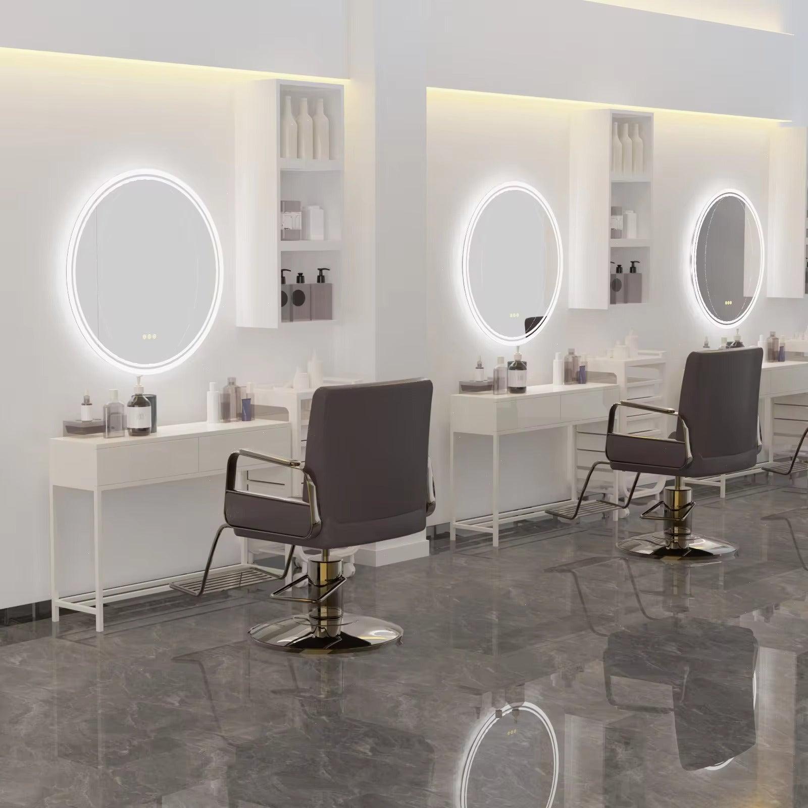 Round Backlight Mirror