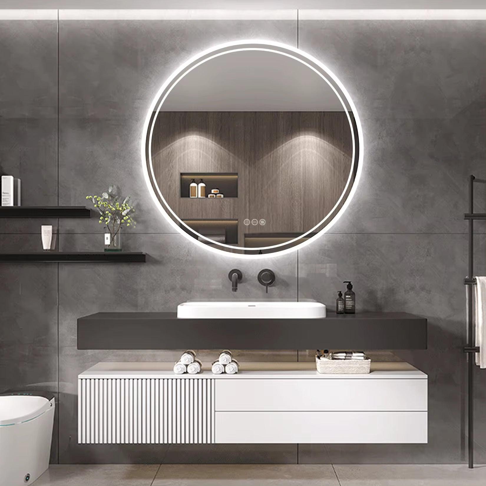 Round Backlight Mirror