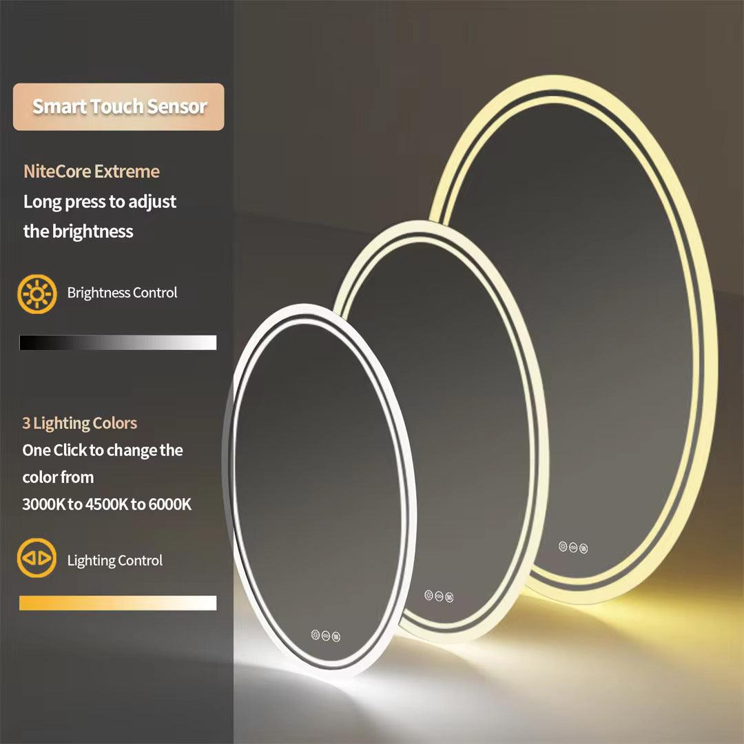 Oval Backlight Mirror