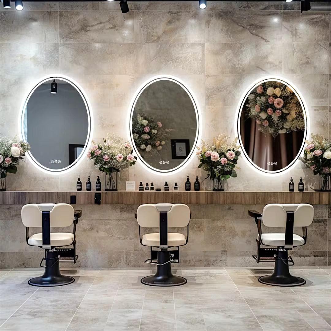 Oval Backlight Mirror