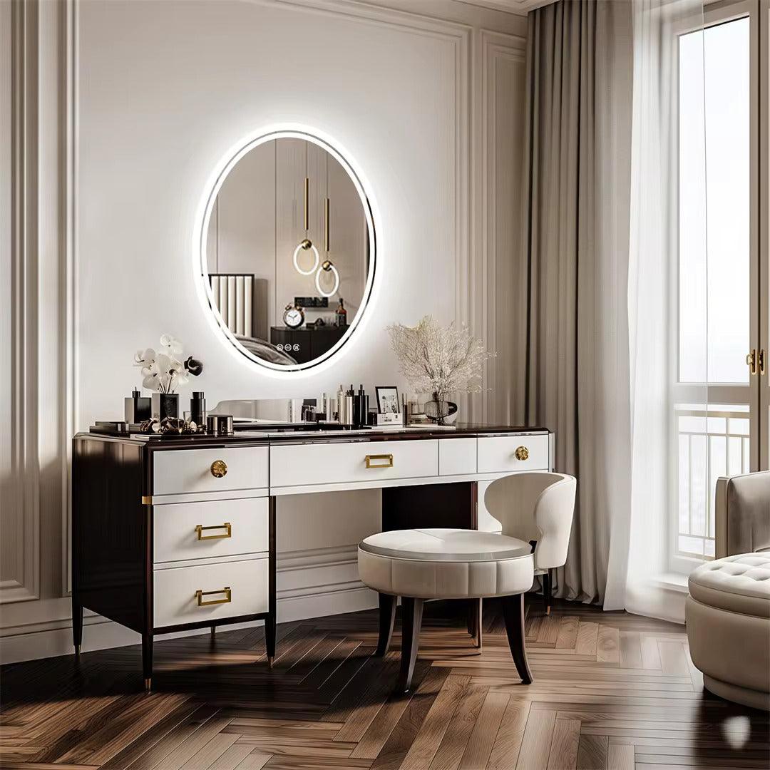 Oval Backlight Mirror