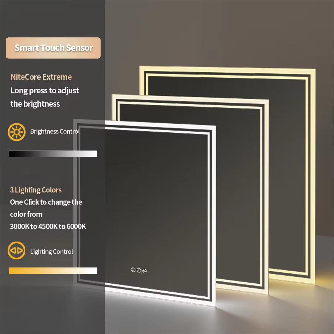 Square Backlight Mirror