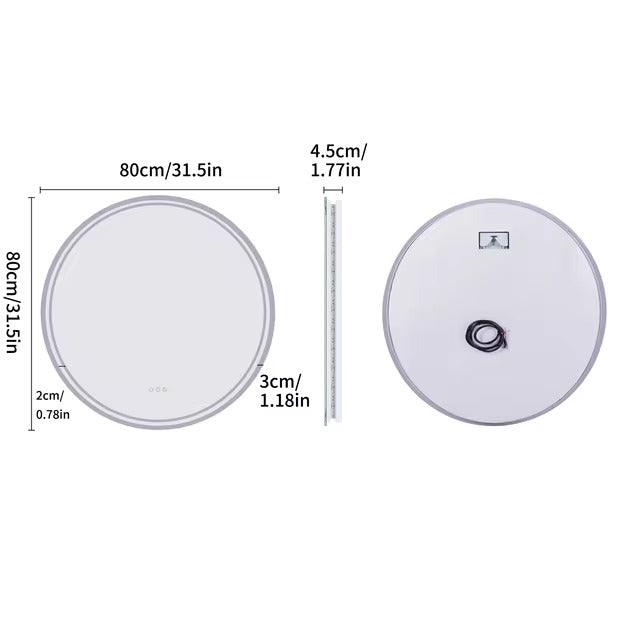 Round Backlight Mirror
