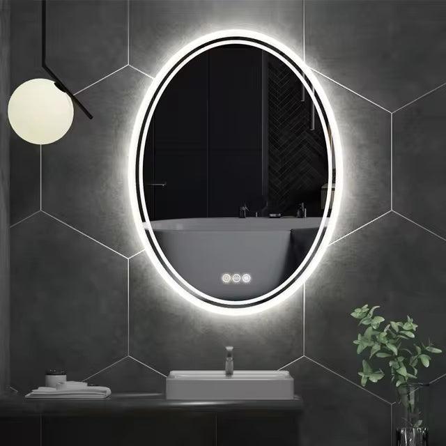 Oval Backlight Mirror